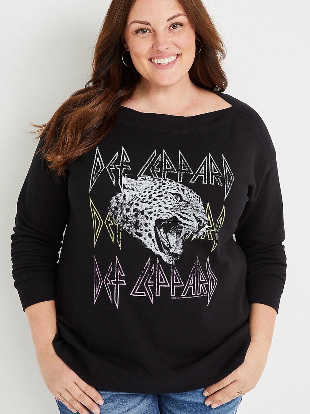 Maurice's Women's Def Leppard Graphic Sweatshirt Size 1X